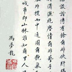 Chinese Calligrapher: Feng Menglong (冯梦龙)