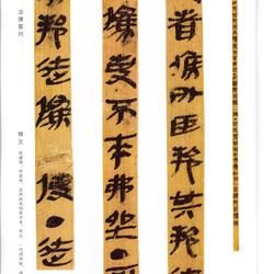 Selected Ink Marks on Bamboo Slips of the Qin and Han Dynasties (11) with Regular Script Marginal Notes