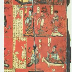 Sima Jinlong's tomb lacquer painting inscription