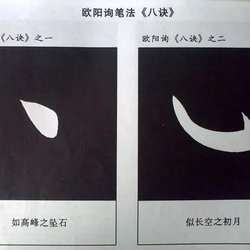 Basic strokes and structure of Oukai calligraphy