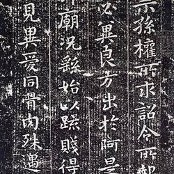 Calligraphy Appreciation Zhong Yao's regular script "Declaration Table"