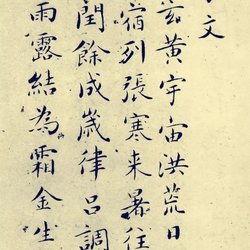 Appreciation of Calligraphy Wu Yuru's "Thousand Characters in Small Regular Characters"