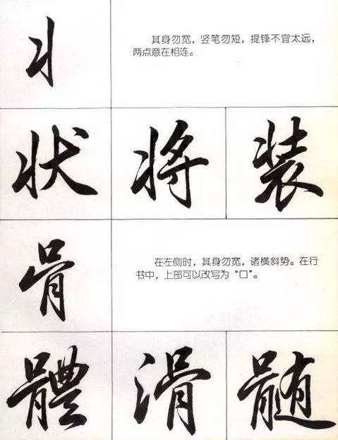 行楷字体示例图