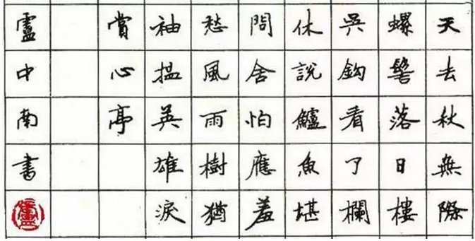 练字入门选择什么字贴