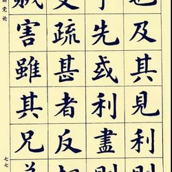 Appreciation of Calligraphy of Pan Linggao's Regular Script "Party Theory" in the Late Qing Dynasty