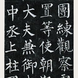 Appreciation of the calligraphy of Tang Liu Gongquan's "Xuanmi Pagoda Stele", a classic model of regular script