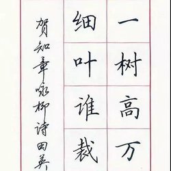 Appreciation of Mr. Tian Yingzhang's calligraphy works with hard pen