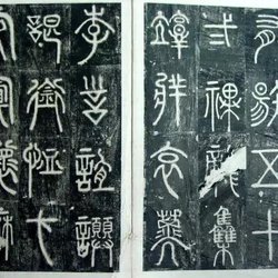 Appreciation of Calligraphy of Quaint Tang Seal "Bi Luo Stele"