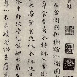 Calligraphy Appreciation Fu Shan Xiaokai "Diamond Sutra"