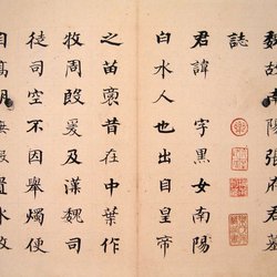 Appreciation of Calligraphy He Shaoji's Epitaph of Zhang Hei Nv