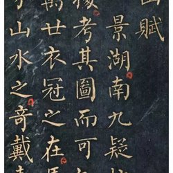 Appreciation of Calligraphy of Liu Gongquan's Xiaokai "Jiuyishan Fu"