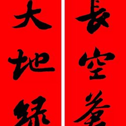 Su Dongpo's running script collection of 11 couplets