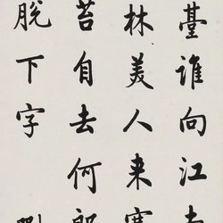 Appreciation of Calligraphy of Four Dingjia Calligraphies of Number One Scholar, Second Place and Tanhua in Qing Dynasty